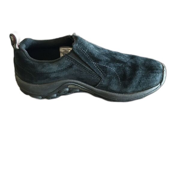 Merrell Performance Black Suede Leather Comfort Slip on Shoes Women’s Size 6 - Picture 1 of 14
